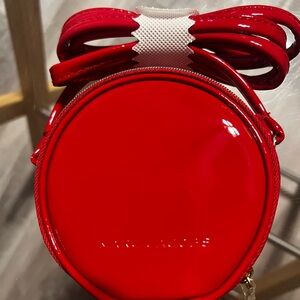 Marc Jacobs Glossy Red Mini Crossbody Bag